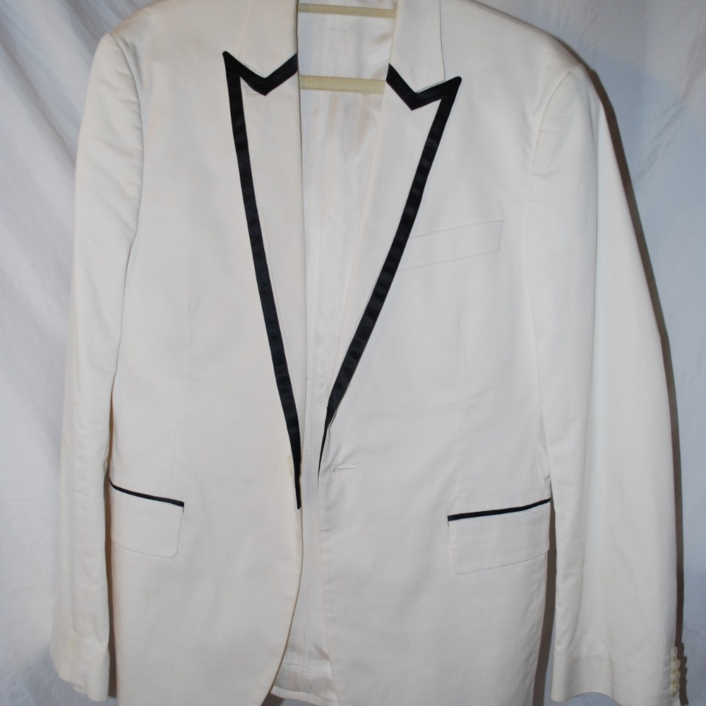 Express White Tuxedo Blazer